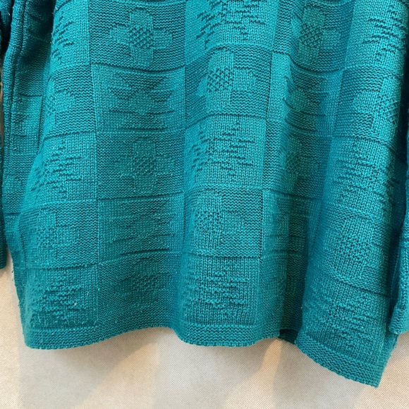 VINTAGE Country Romance | Knit Patterened Sweater Size Large - Picture 4 of 9